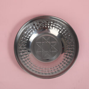 22cm Thick Stainless Steel Bamboo Strip Plate - Image 2