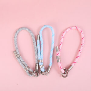Silver Buckle Braided Rope Charm - Image 1