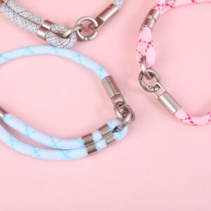 Silver Buckle Braided Rope Charm - Image 3