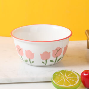 4.7 Inch tulip ceramic bowl - Image 1
