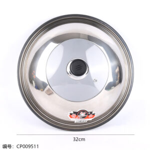 32cm Combination Pot Lid with Plastic Top Bead - Image 3