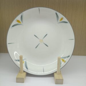 7-inch Autumn White Ceramic Plate - Image 1