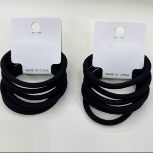 Color-Block Hair Ties 6pcs - Image 1
