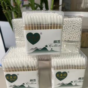 Large square box cotton swabs-200pcs - Image 1