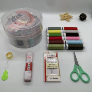 Double Layer Round Sewing Box MDX-8517 - Image 1