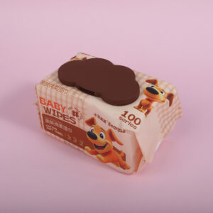 Cartoon Dog Wet Wipes 80pcs - Image 1