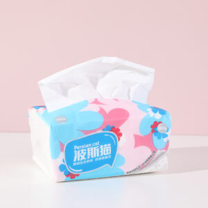 Persian cat flower B embosed  extracted facial tissue 360 sheets (4 layers) - Image 3