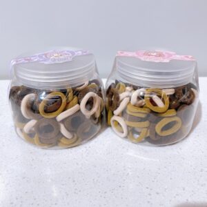 Coffee Color Big Belly Cup Towel Hair Tie - Image 1