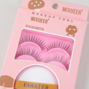 False eyelashes with powder puff - Image 2