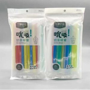 Bubble tea straw 40pcs-WP-054 - Image 1