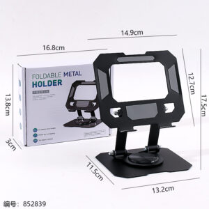 258 Rotating Tablet Stand Black - Image 4