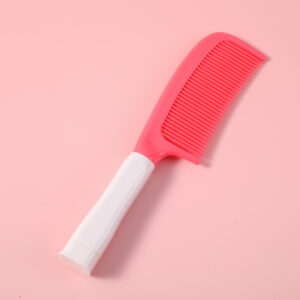 Pink SeriesHeart-Shaped Square Handle Comb 19-327 - Image 3