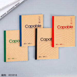 A5 Kraft Cover Perfect-Bound Notebook 8840 - Image 2