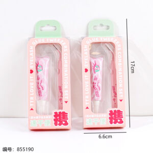 False Eyelash Glue & Tweezer Set 3284 - Image 3
