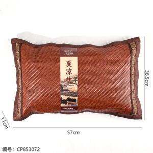 All PE Antique Rattan Embroidered Cooling Pillow (No Return) - Image 3