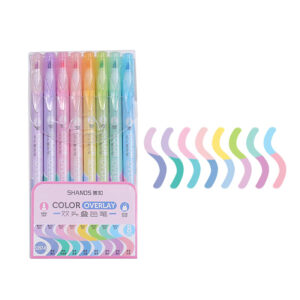 Double-headed Multiple Overlay Color Pen (with display stand)-S357-144(1 PC) - Image 5