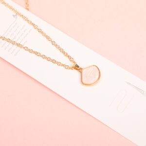 Fan Pendant Fashion Necklace - Image 3