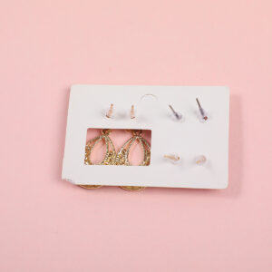 Teardrop Rhinestone Luxury 3 Pairs Earrings - Image 3
