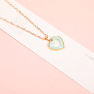 Heart Pendant Fashion Necklace - Image 3