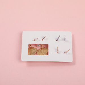 Pink Heart Luxury 3 Pairs Earrings - Image 3