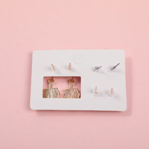 Big Strawberry Luxury 3 Pairs Earrings - Image 3