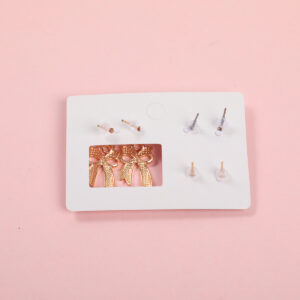 Bowknot Luxury 3 Pairs Earrings - Image 3