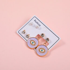 Eye Series Luxury 3 Pairs Earrings-4 - Image 2