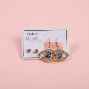 Eye Series Luxury 3 Pairs Earrings-7 - Image 1