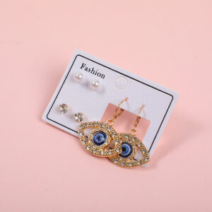 Eye Series Luxury 3 Pairs Earrings-7 - Image 2