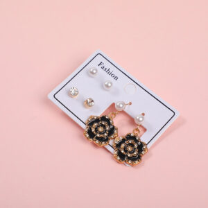 Flower Luxury 3 Pairs Earrings - Image 2