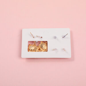 Gold Rim Pearl Luxury 3 Pairs Earrings - Image 3
