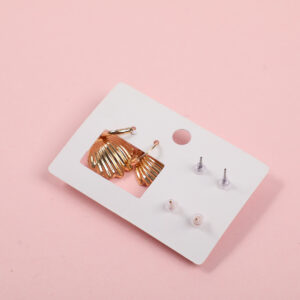 Shell Pearl Luxury 3 Pairs Earrings - Image 3