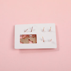 Pink Butterfly Luxury 3 Pairs Earrings - Image 3