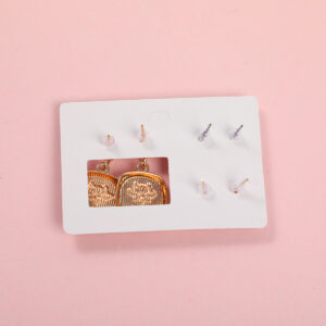 Lotus Pearl 3 Pairs Earrings - Image 3