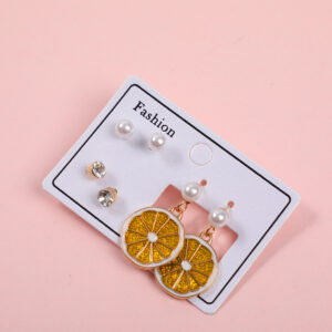 Lemon Luxury 3 Pairs Earrings - Image 2