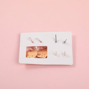 Heart Pearl Luxury 3 Pairs Earrings - Image 3