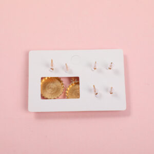 Bottle Cap Luxury 3 Pairs Earrings - Image 3