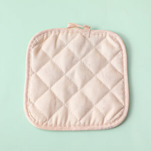 Cotton and linen pineapple heat insulation pad 17*17 - Image 2