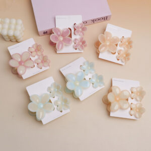 Five-Petal Clip Set 3pcs - Image 1