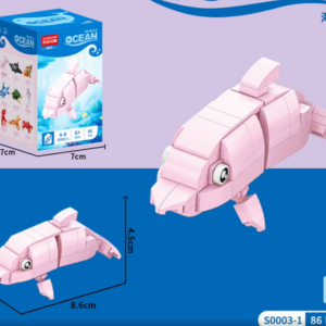 Dolphin Building Blocks 86pcs - S0003-1 - Image 1