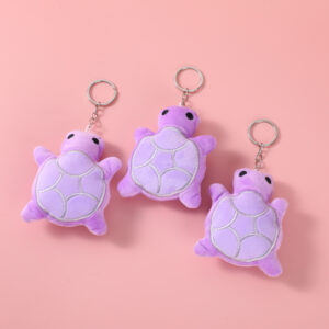 Purple Turtle Plush Charm - Image 1