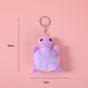 Purple Turtle Plush Charm - Image 2