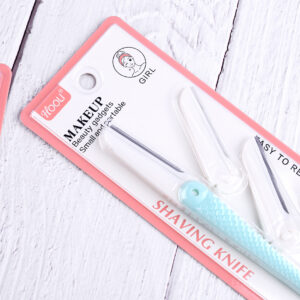 Fish-shaped eyebrow razor set (1 razor +3 blade refill)-HO-022 - Image 5