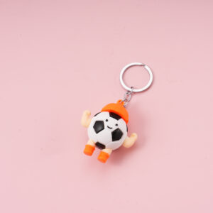 Orange Soccer Baby Pendant - Image 1