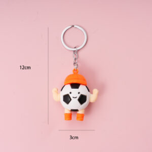 Orange Soccer Baby Pendant - Image 2