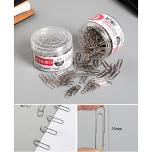 Nickel-plated paper clip 25mm-250PCS - Image 1