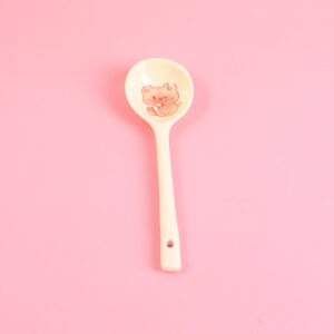 Influencer cake bear ceramic flat spoon - Image 1