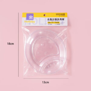 Journey Series - Crystal Compartment Multi-Use Dishes 4pcs L-807 - Image 2