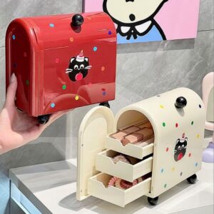 DIY Cake Cat Wide Drawer Box with 3 Drawers 6624 - Image 1
