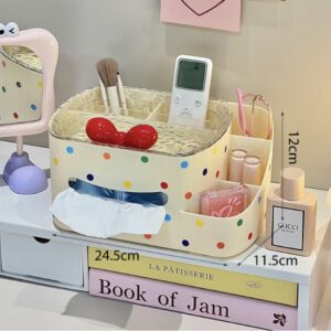 DIY Polka Dot and Bowknot Tissue Box 8200 - Image 1